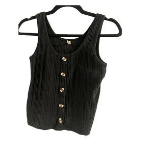Mudd Black Tank Top S